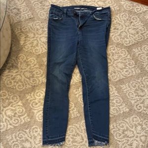 American eagle blue jeans - rockstar mid rise